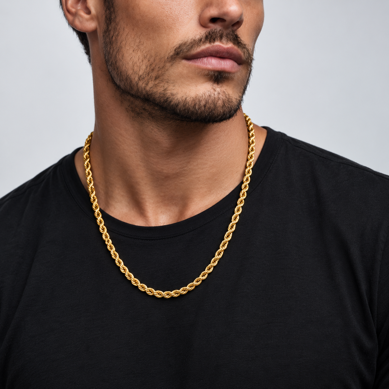 14K GOLD ROPE CHAIN