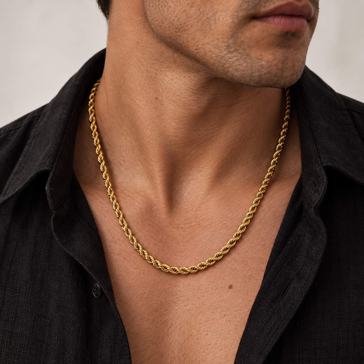14K GOLD ROPE CHAIN