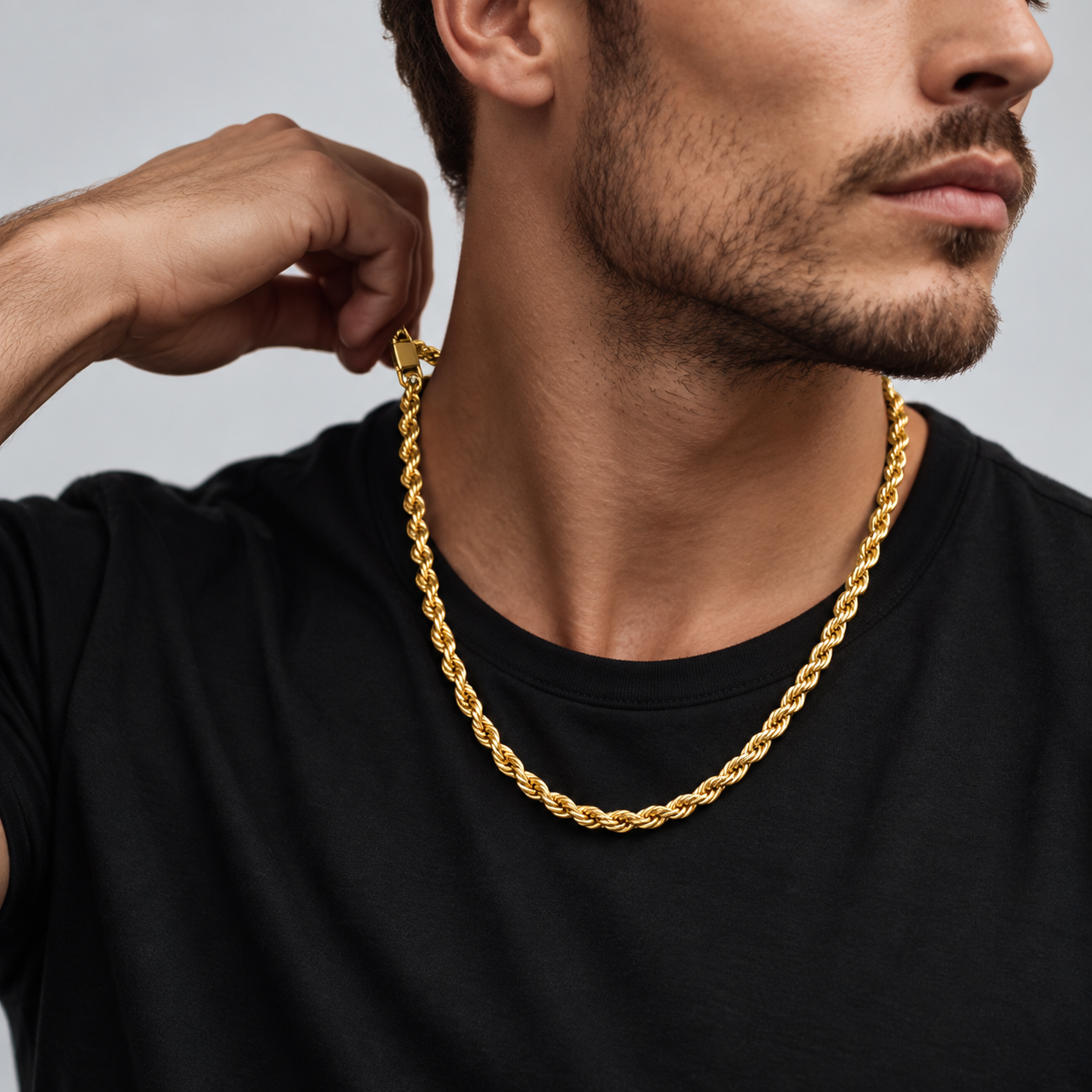14K GOLD ROPE CHAIN