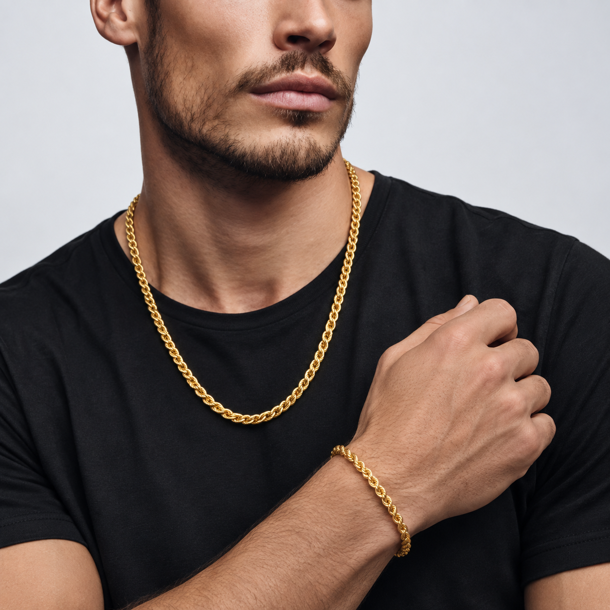 14K GOLD ROPE CHAIN
